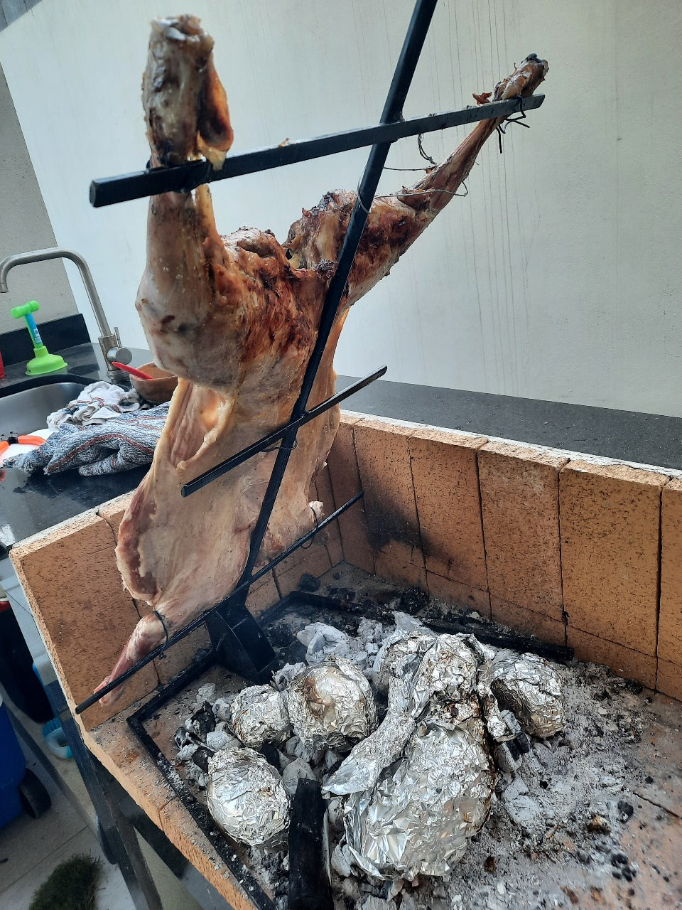 Estaca con base para piso