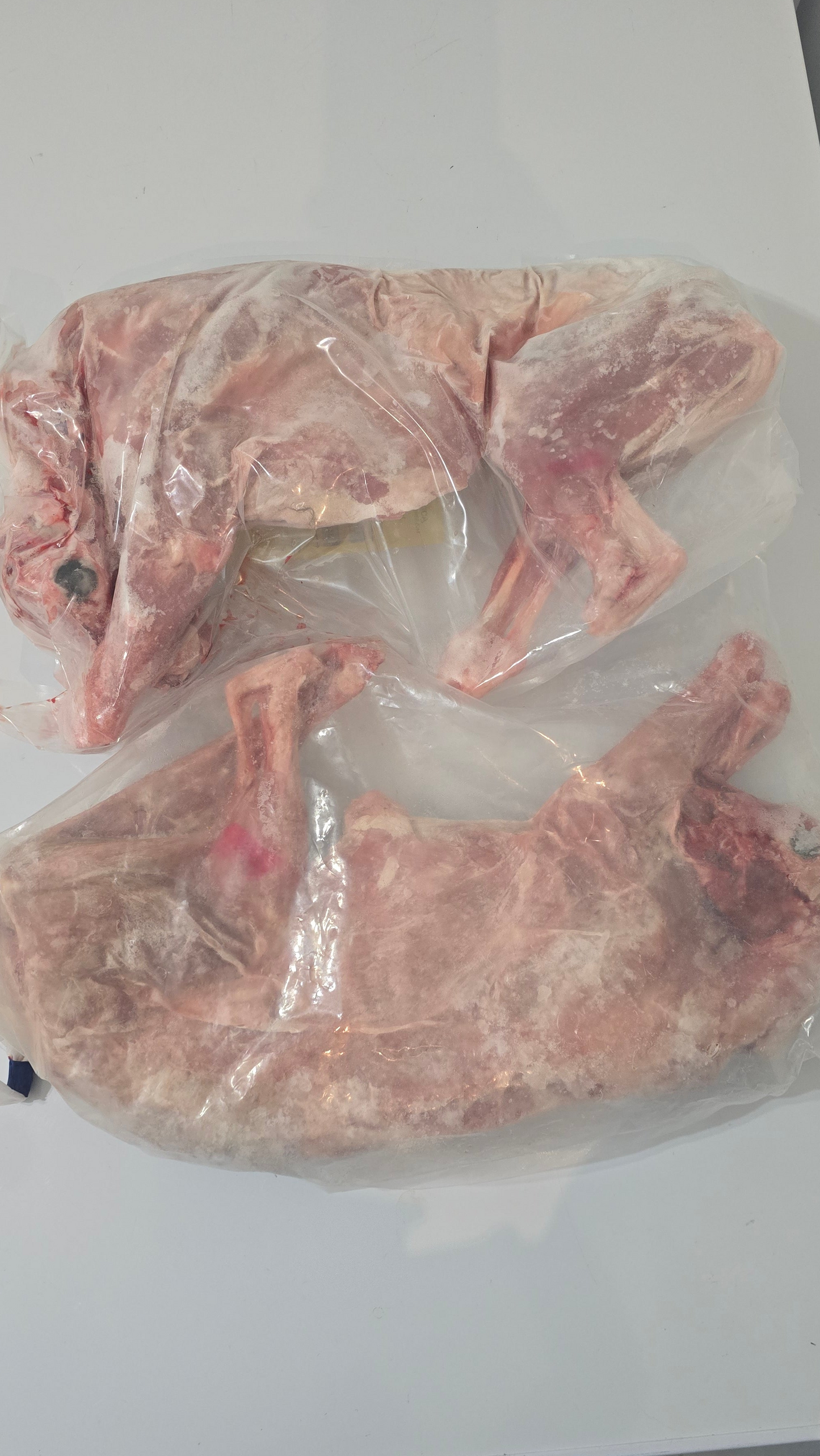Cabrito congelado al vacío