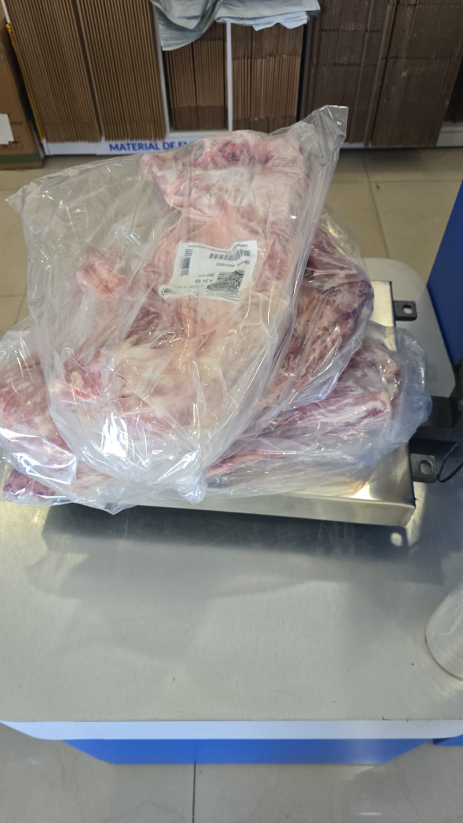 Cabrito congelado al vacío