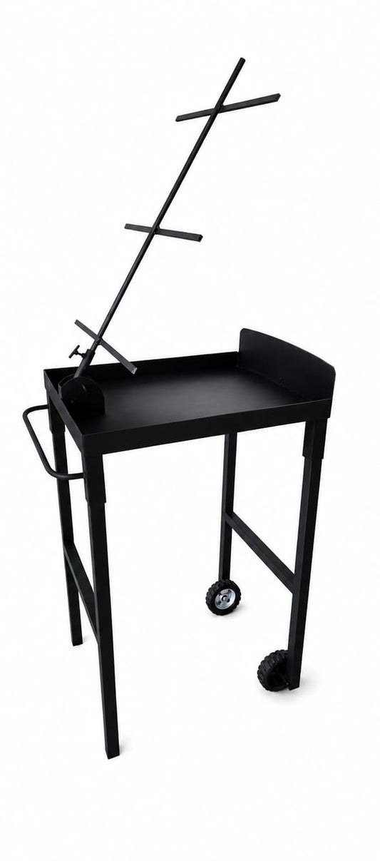 Asador con estaca