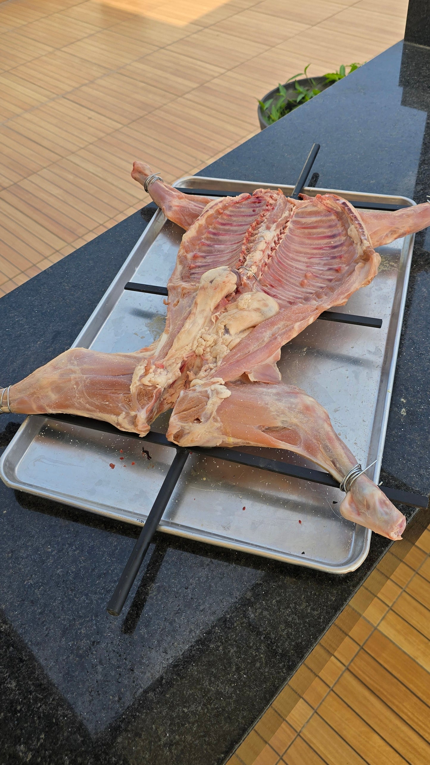 Cabrito congelado al vacío